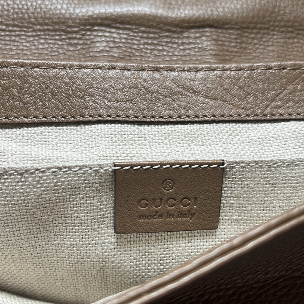 Authentic Gucci Python + Leather Clutch - image 2